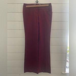 The limited burgundy trousers, NWOT size 0-2